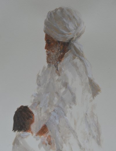 Old Man and Child by Lincoln Seligman